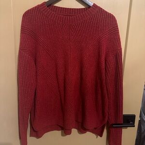 Simply Vera wang‎ black red marled sweater size L
